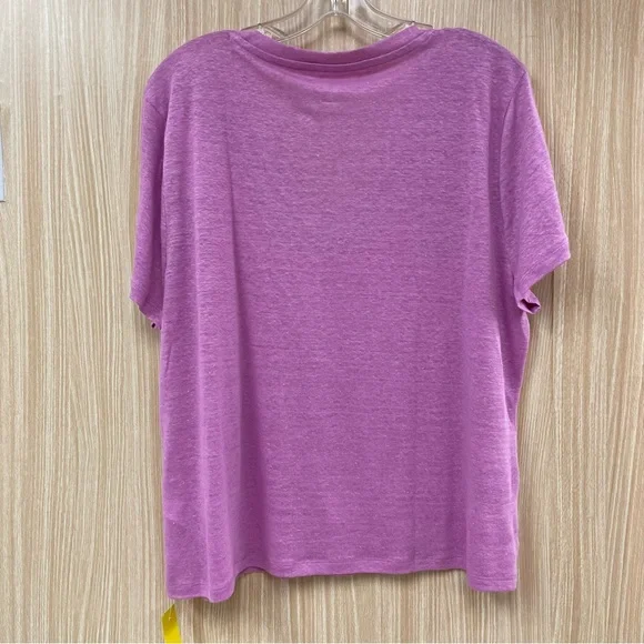 J. Crew pink linen top size xl NEW - Picture 4 of 4